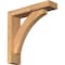 Ekena Millwork Thorton Block Smooth Bracket w/ Offset Brace, Western Red Cedar, 3 1/2"W x 14"D x 14"H BKT0402X14X14THR05SWR - alternate 1